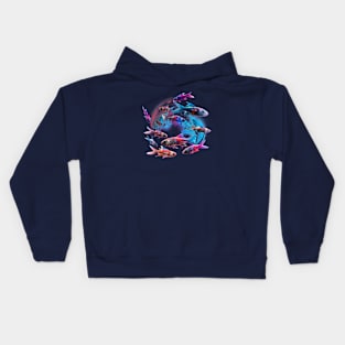 Fish Vortex Kids Hoodie